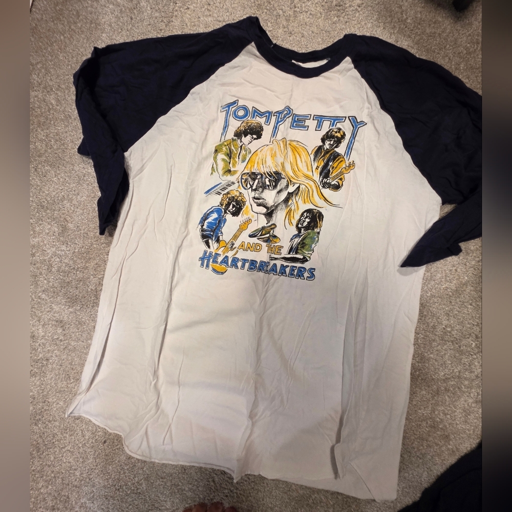 Tom Petty Baseball Tee